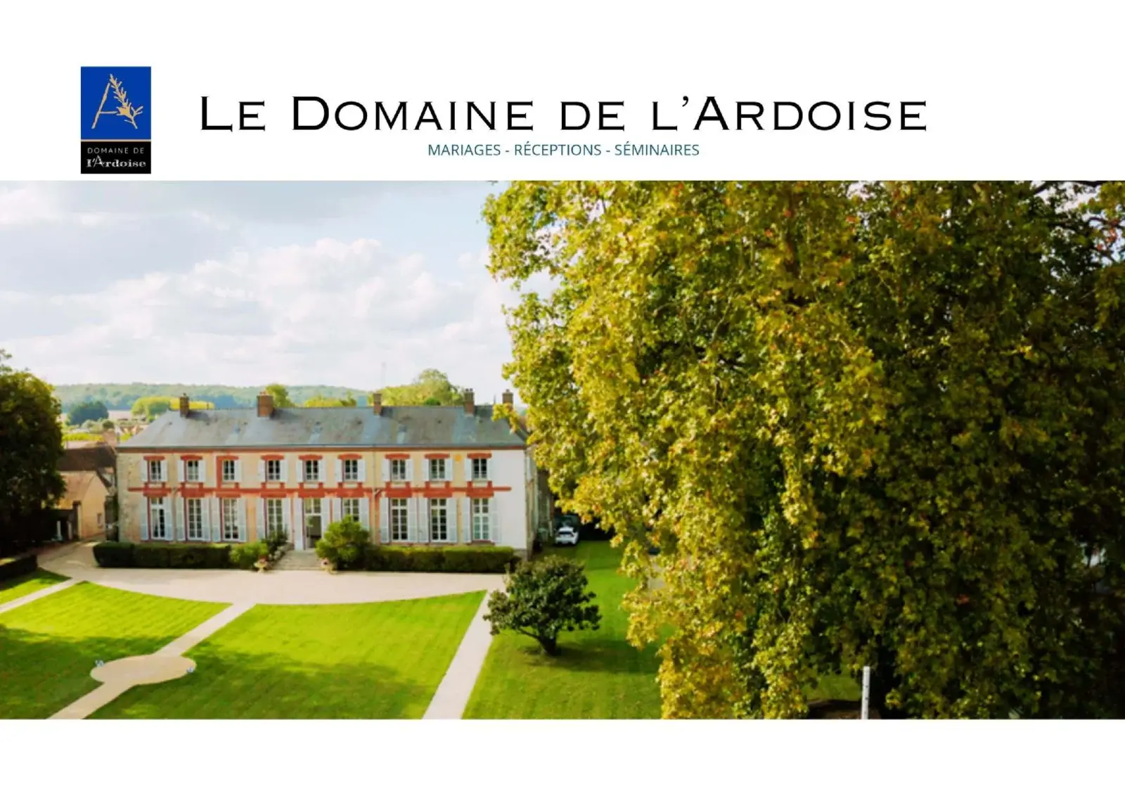 Brochure du Domaine de l'Ardoise - couverture